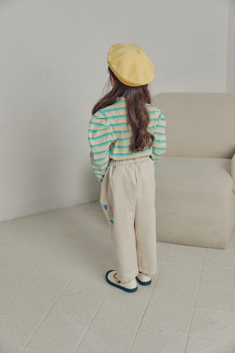 Mimico - Korean Children Fashion - #kidzfashiontrend - Heart Pants - 3