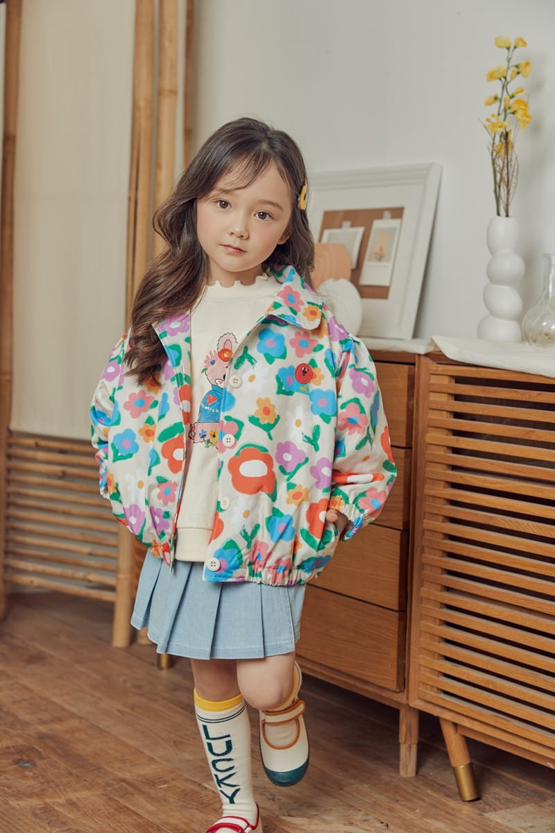 Mimico - Korean Children Fashion - #littlefashionista - Flower Jumper - 12