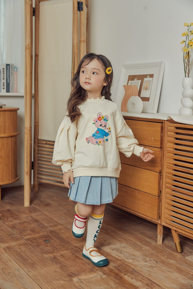Mimico - Korean Children Fashion - #Kfashion4kids - Denim Wrinkle Skirt - 4