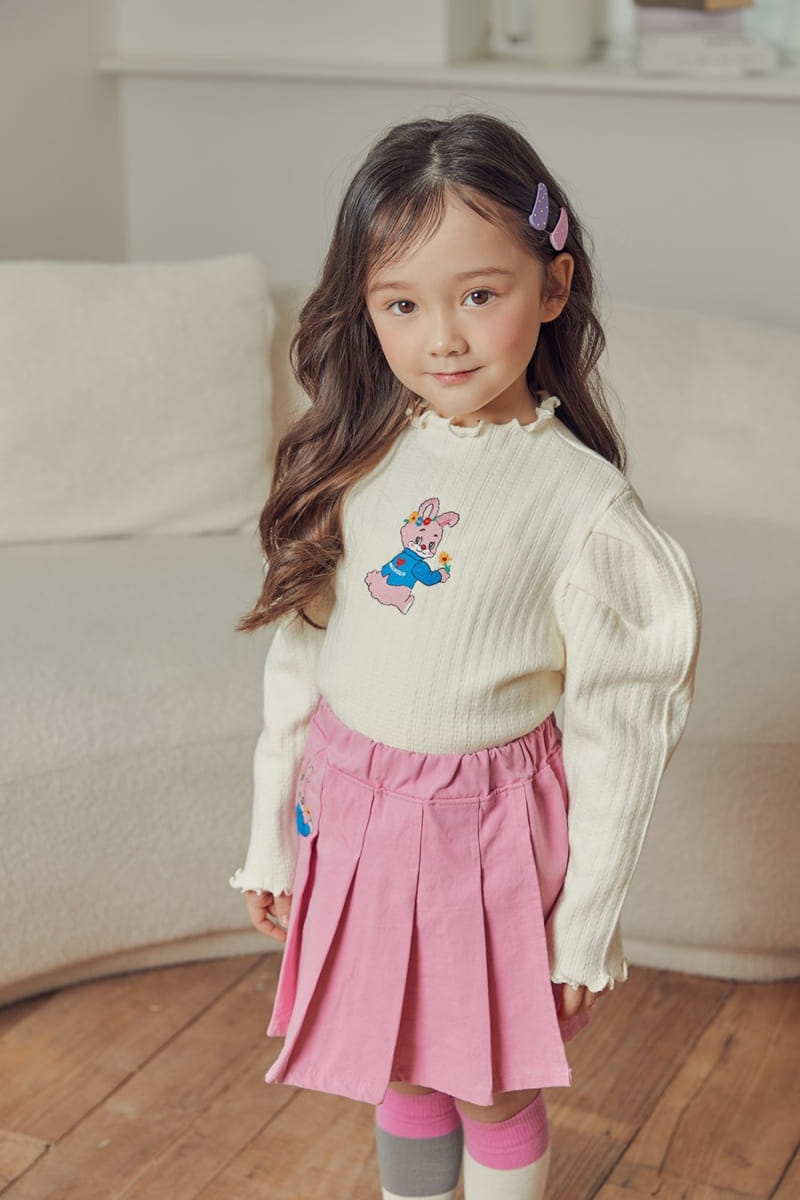 Mimico - Korean Children Fashion - #littlefashionista - Wrinkle Skirt - 3