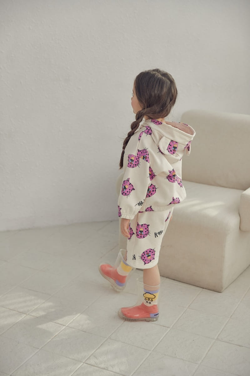 Mimico - Korean Children Fashion - #magicofchildhood - Cheetah Top Bottom Set - 9