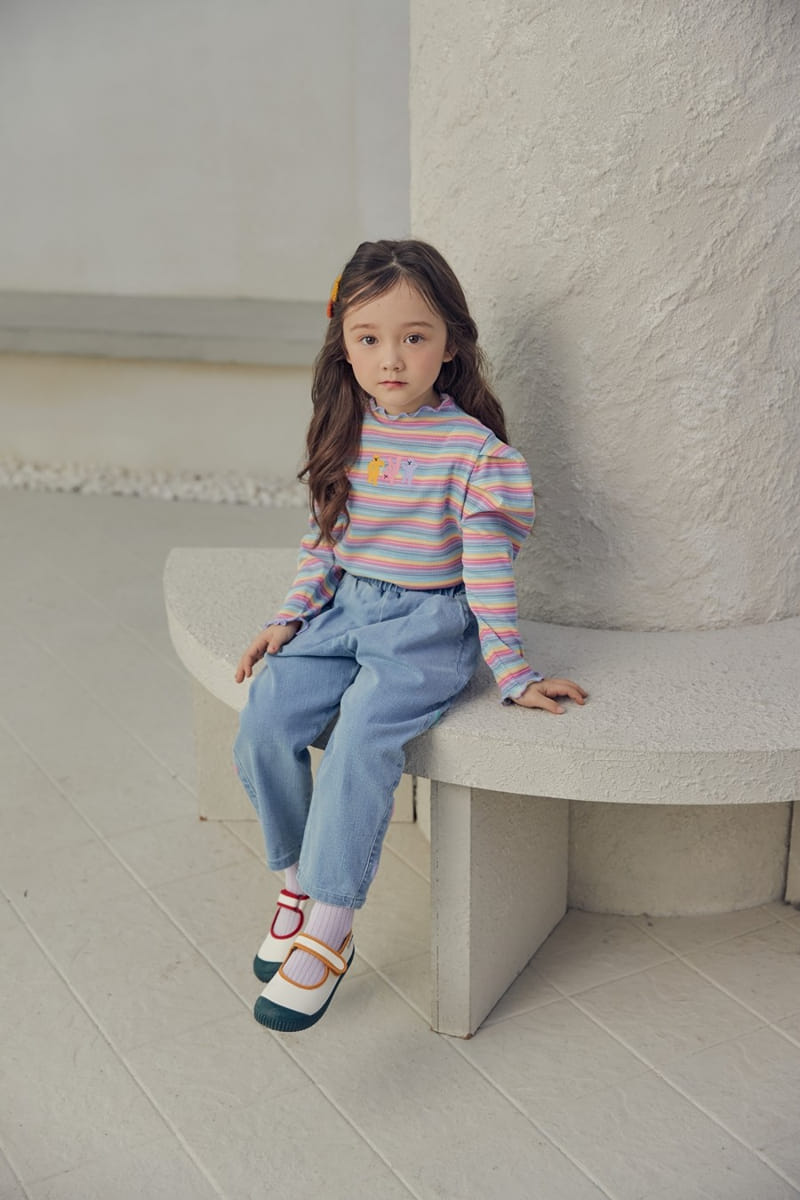 Mimico - Korean Children Fashion - #magicofchildhood - Heart Jeans - 7