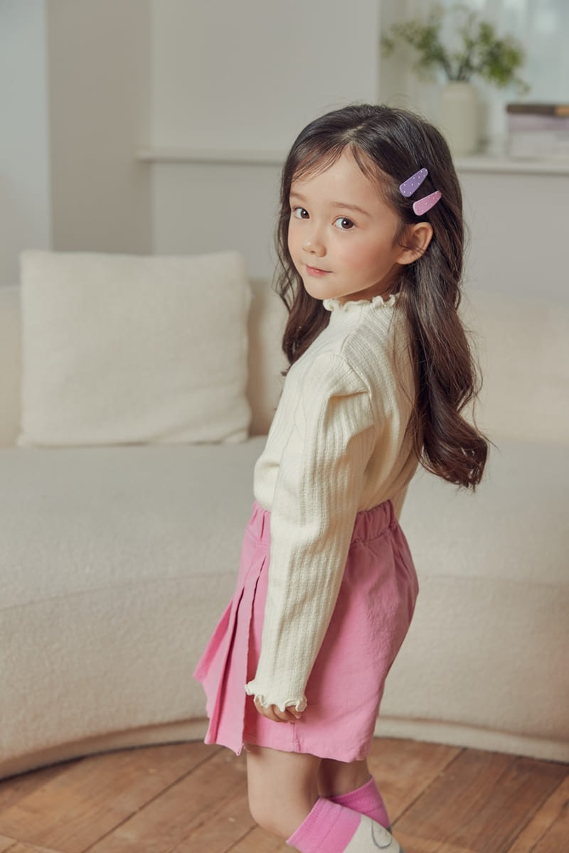 Mimico - Korean Children Fashion - #littlefashionista - Wrinkle Skirt - 4