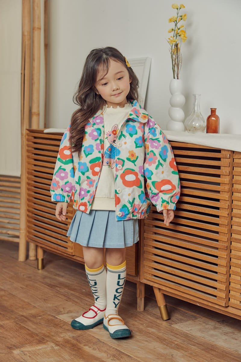 Mimico - Korean Children Fashion - #minifashionista - Denim Wrinkle Skirt - 6
