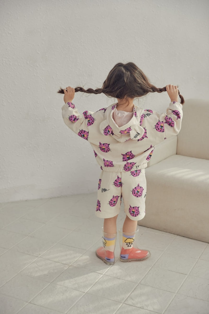 Mimico - Korean Children Fashion - #prettylittlegirls - Cheetah Top Bottom Set - 11