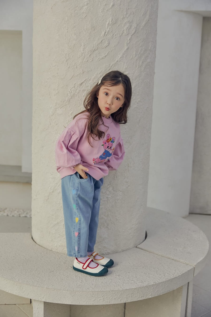 Mimico - Korean Children Fashion - #todddlerfashion - Heart Jeans - 10