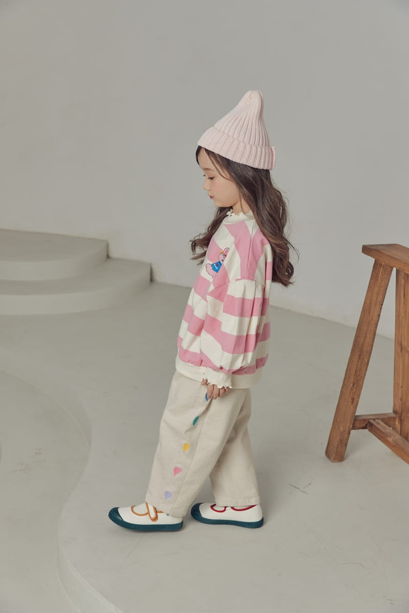 Mimico - Korean Children Fashion - #todddlerfashion - Heart Pants - 9