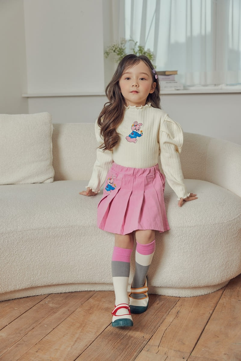 Mimico - Korean Children Fashion - #todddlerfashion - Wrinkle Skirt - 7