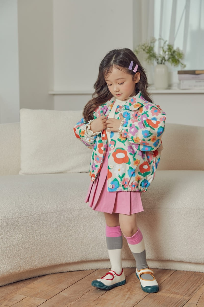Mimico - Korean Children Fashion - #toddlerclothing - Flower Jumper