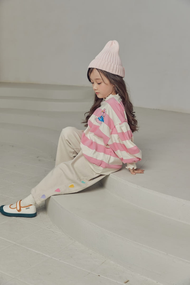 Mimico - Korean Children Fashion - #toddlerclothing - Heart Pants - 10