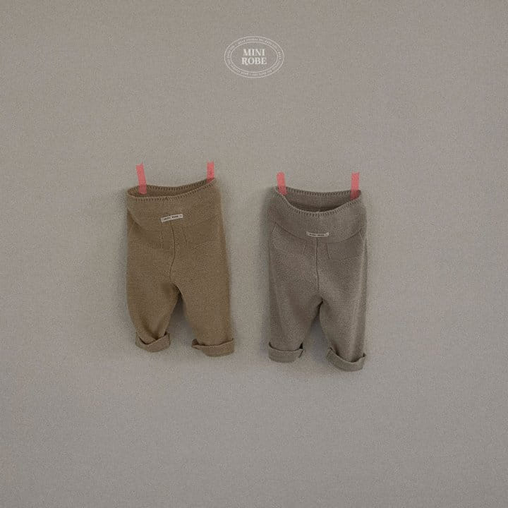 Mini Robe - Korean Baby Fashion - #babyfashion - Bebe Knit Pocket Pants