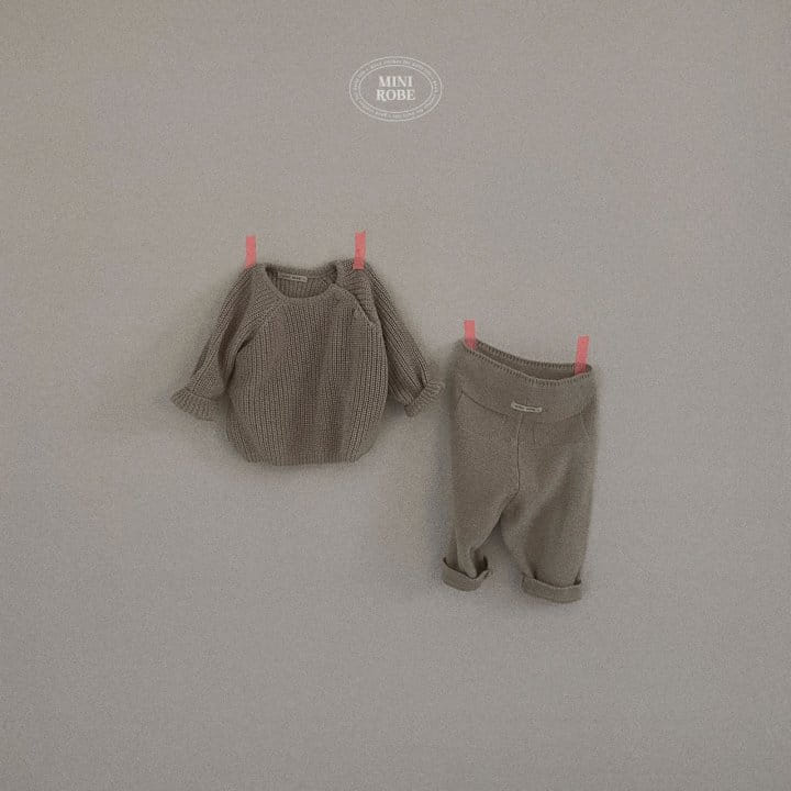 Mini Robe - Korean Baby Fashion - #babyoutfit - Bebe Ragaln Knit - 9