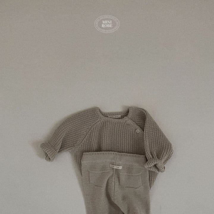 Mini Robe - Korean Baby Fashion - #onlinebabyboutique - Bebe Ragaln Knit - 11