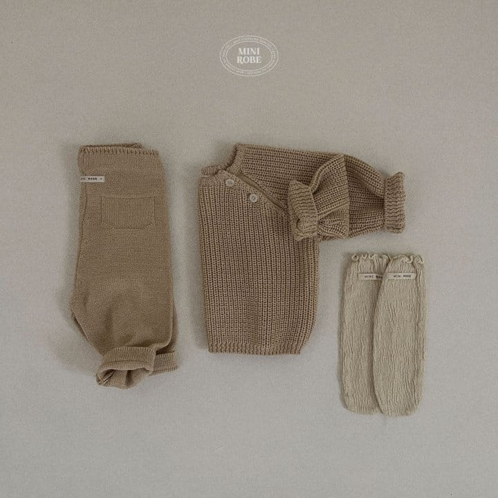 Mini Robe - Korean Baby Fashion - #onlinebabyboutique - Bebe Knit Pocket Pants - 10