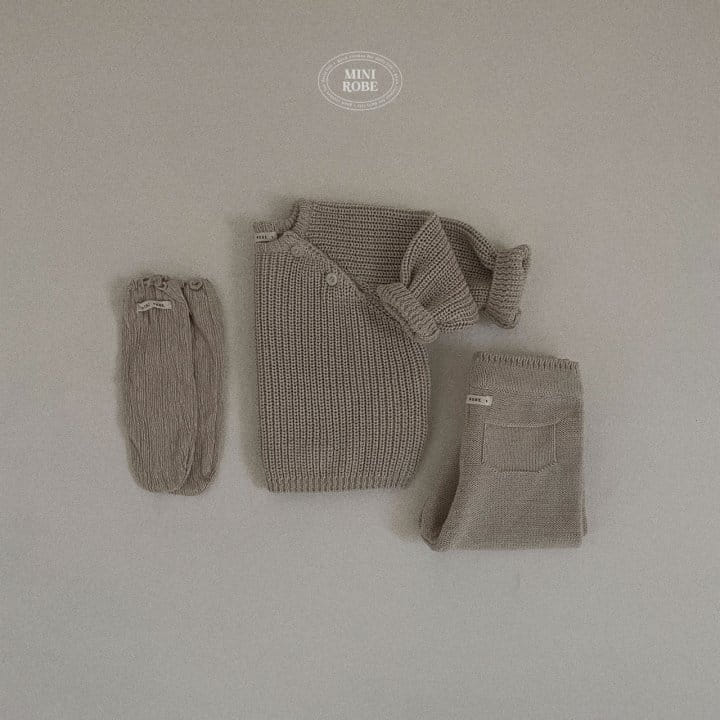 Mini Robe - Korean Baby Fashion - #onlinebabyshop - Bebe Knit Pocket Pants - 11