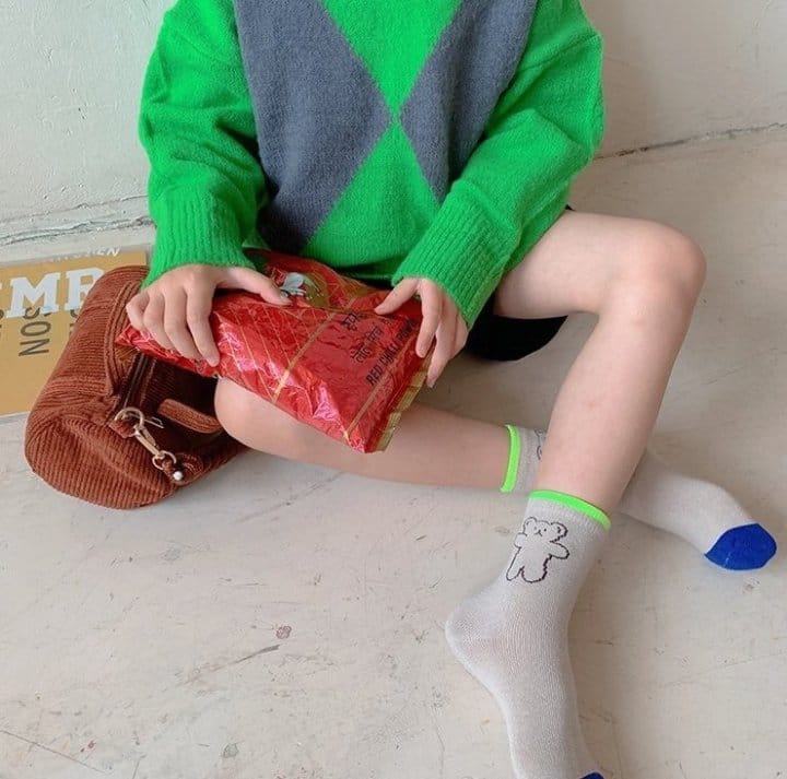 Miso - Korean Children Fashion - #kidsstore - Chocolat Socks Set  - 3
