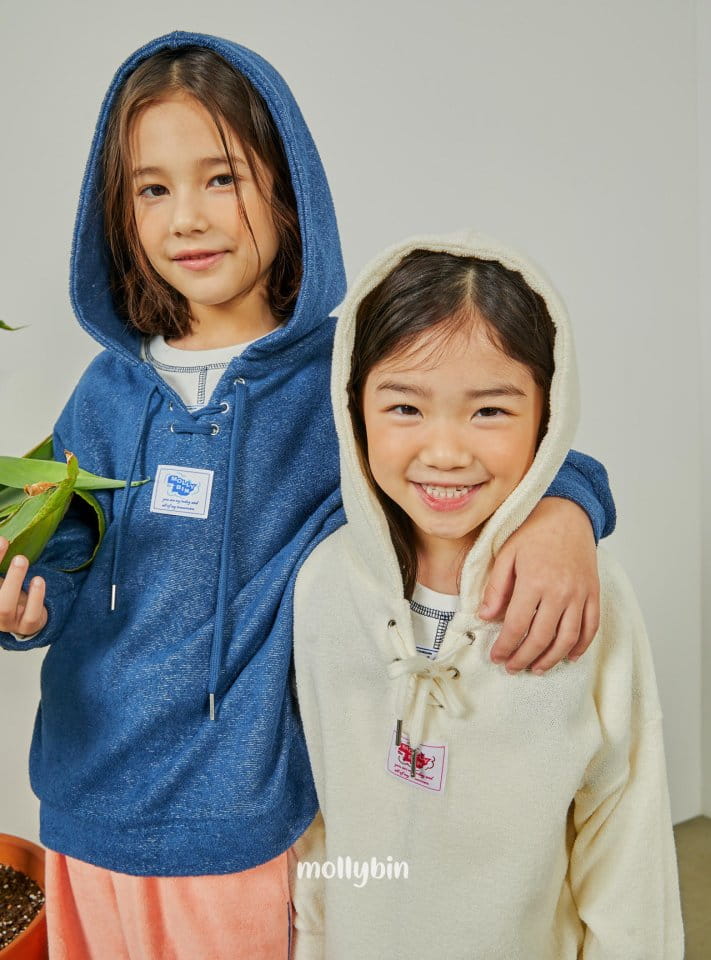 Mollybin - Korean Children Fashion - #childofig - Eyelet Hoody Tee