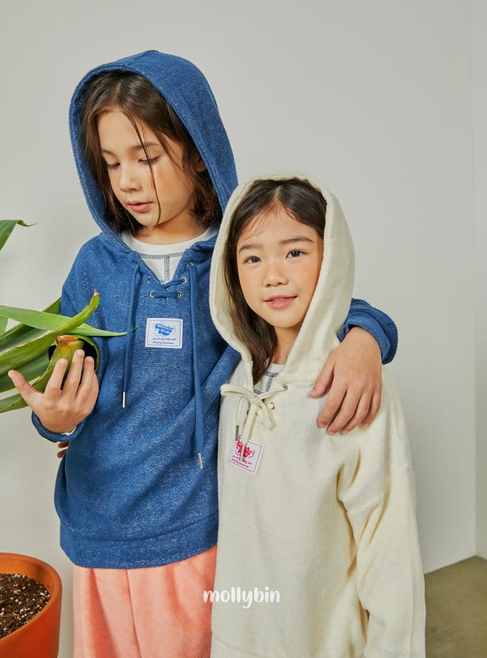 Mollybin - Korean Children Fashion - #designkidswear - Eyelet Hoody Tee - 3