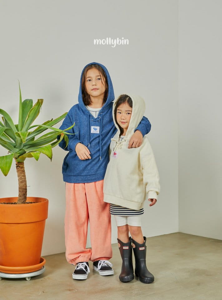 Mollybin - Korean Children Fashion - #designkidswear - Eyelet Hoody Tee - 4