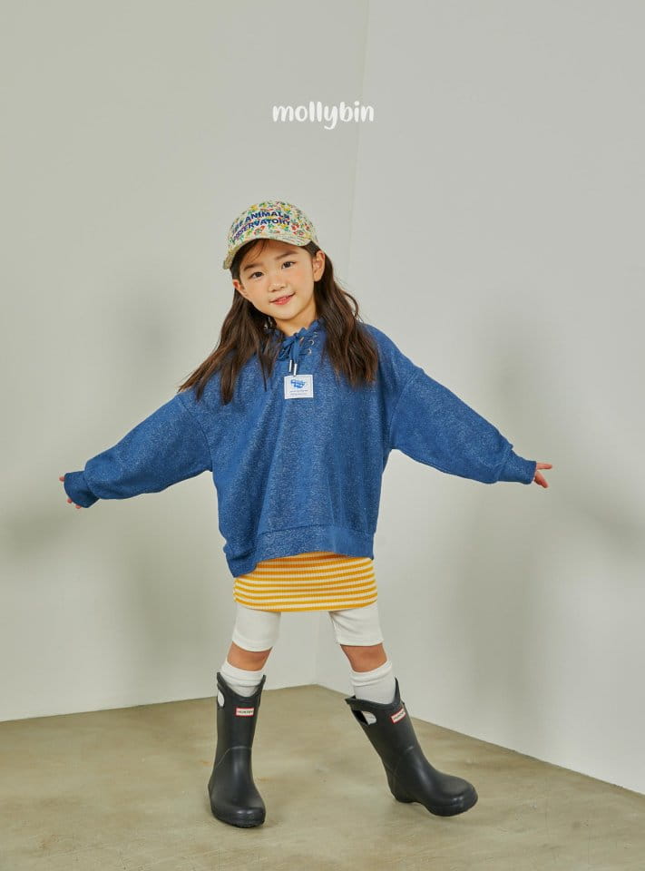 Mollybin - Korean Children Fashion - #magicofchildhood - Eyelet Hoody Tee - 11