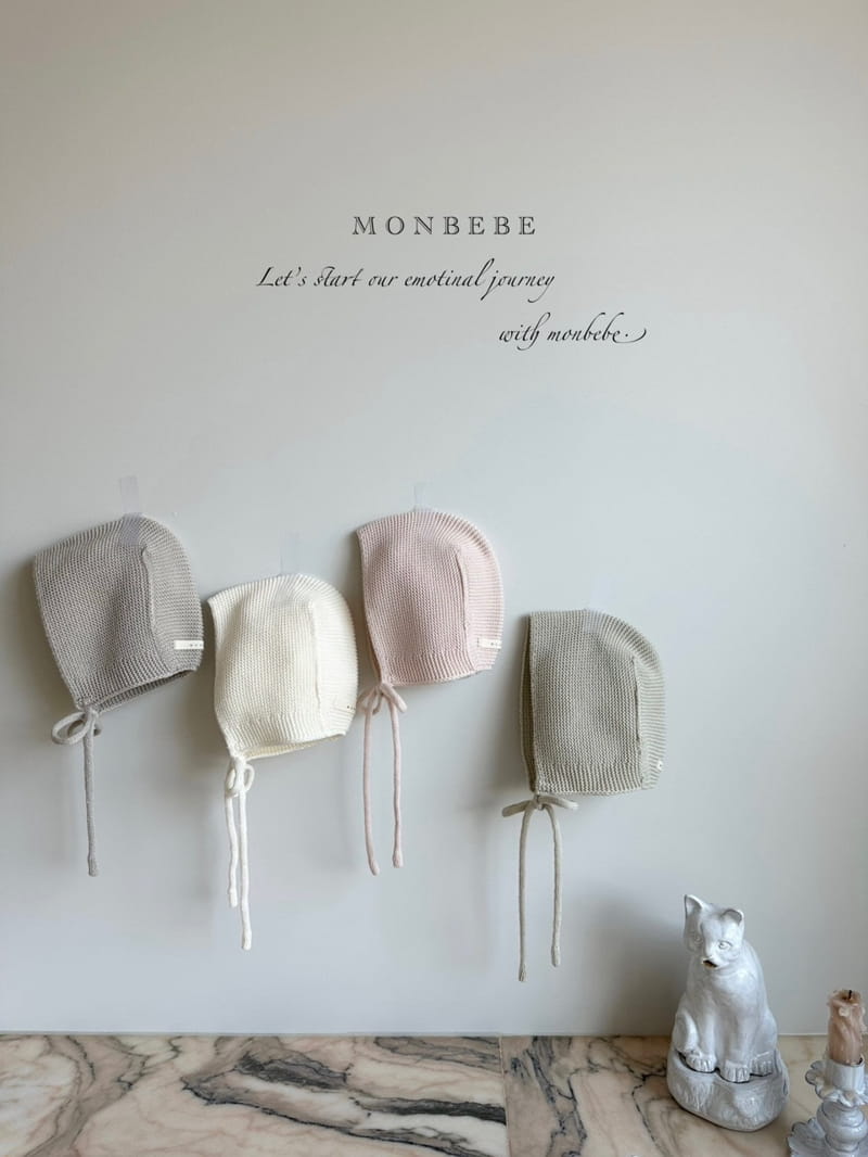 Monbebe - Korean Baby Fashion - #onlinebabyshop - Caramel Bonnet - 9