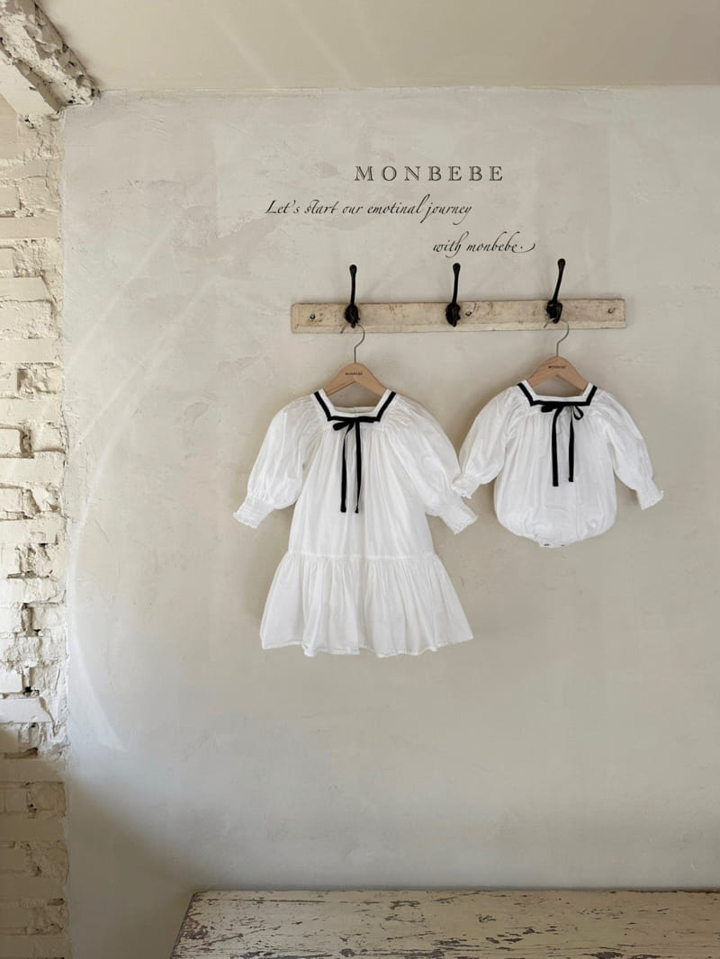 Monbebe - Korean Children Fashion - #childrensboutique - Marine Rosa One-piece - 3