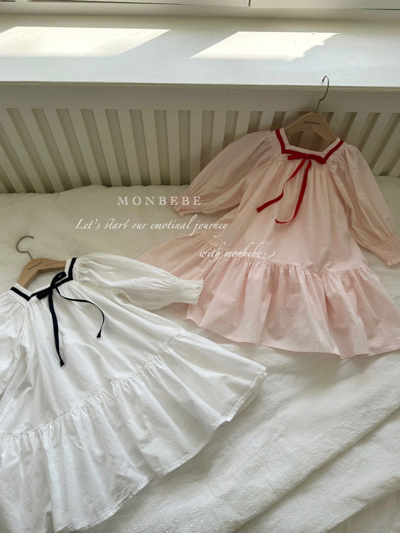 Monbebe - Korean Children Fashion - #stylishchildhood - Marine Rosa One-piece