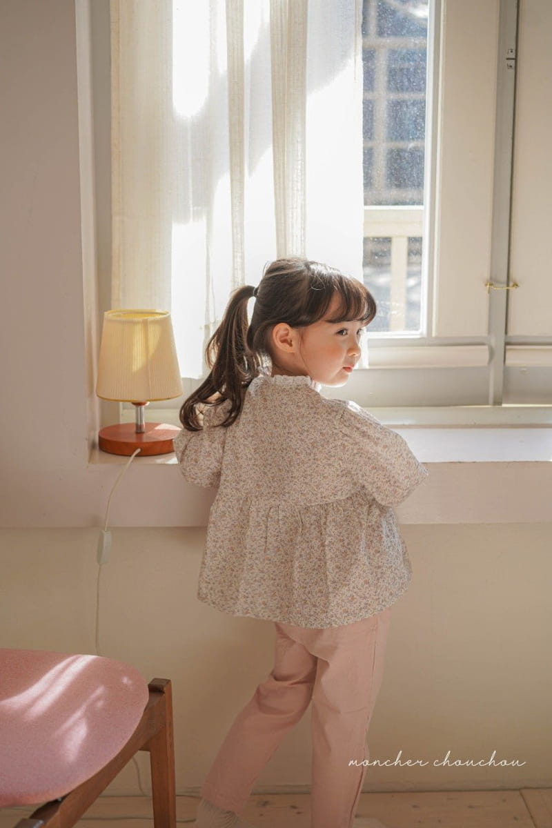 Moncher Chouchou - Korean Children Fashion - #childofig - Frill Lace Blouse - 3
