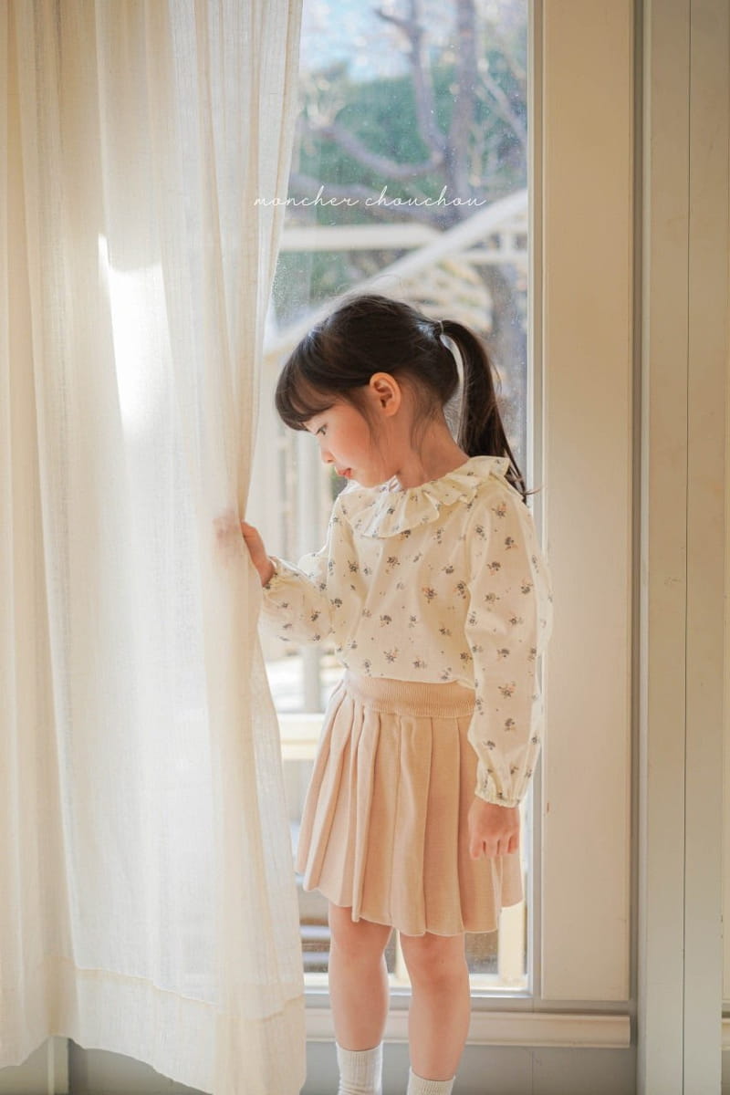 Moncher Chouchou - Korean Children Fashion - #childofig - Frill Blouse - 2