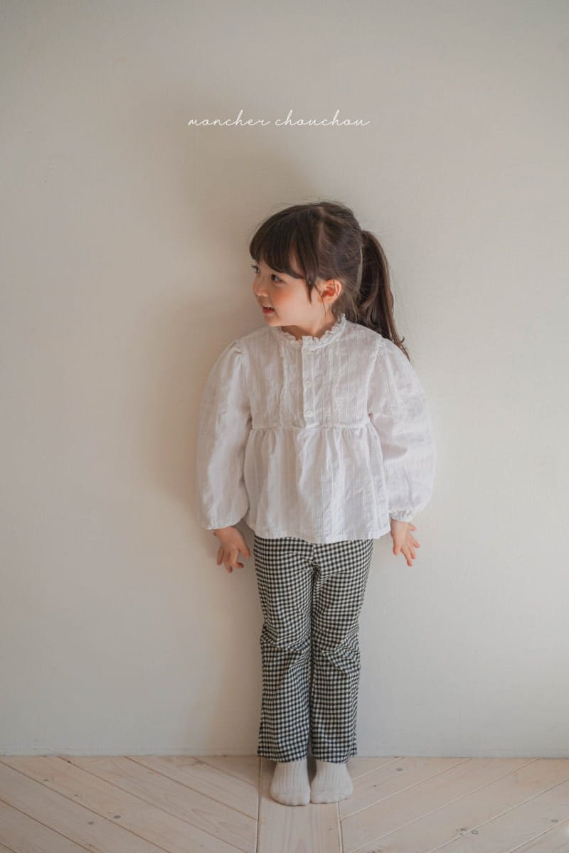 Moncher Chouchou - Korean Children Fashion - #discoveringself - Frill Lace Blouse - 6
