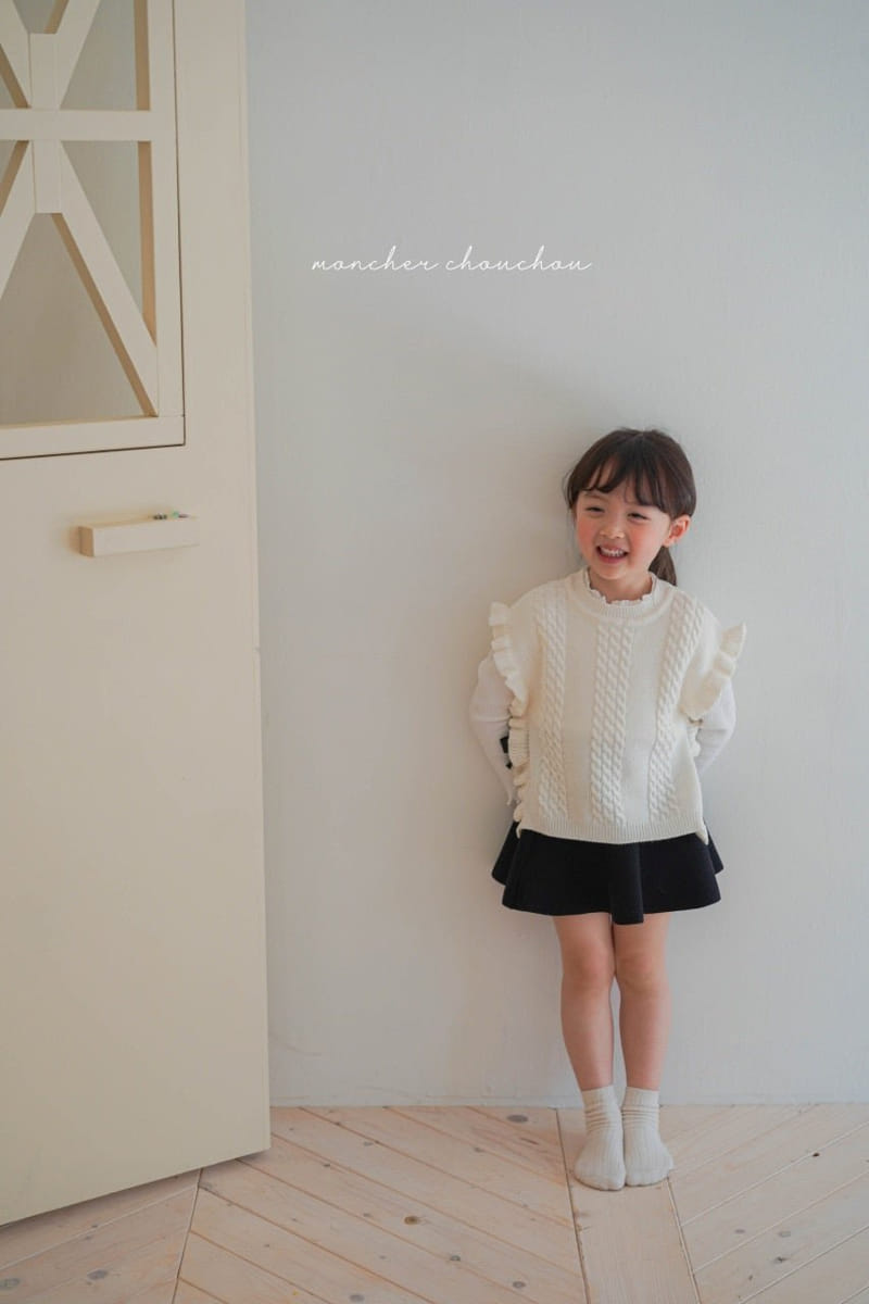Moncher Chouchou - Korean Children Fashion - #designkidswear - Plare Skirt - 4