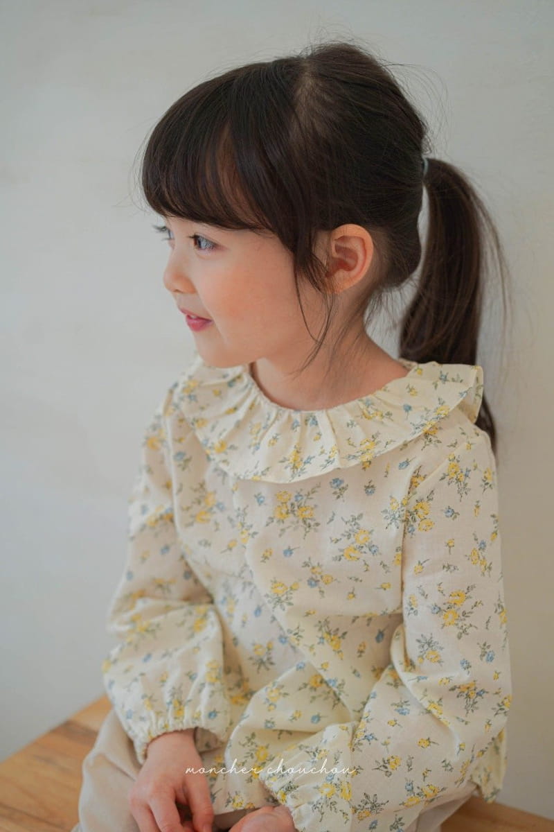 Moncher Chouchou - Korean Children Fashion - #fashionkids - Frill Blouse - 6