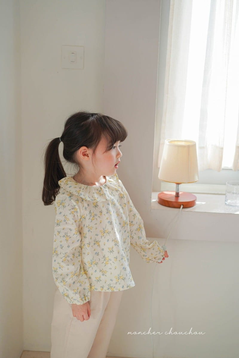 Moncher Chouchou - Korean Children Fashion - #littlefashionista - Frill Blouse - 11