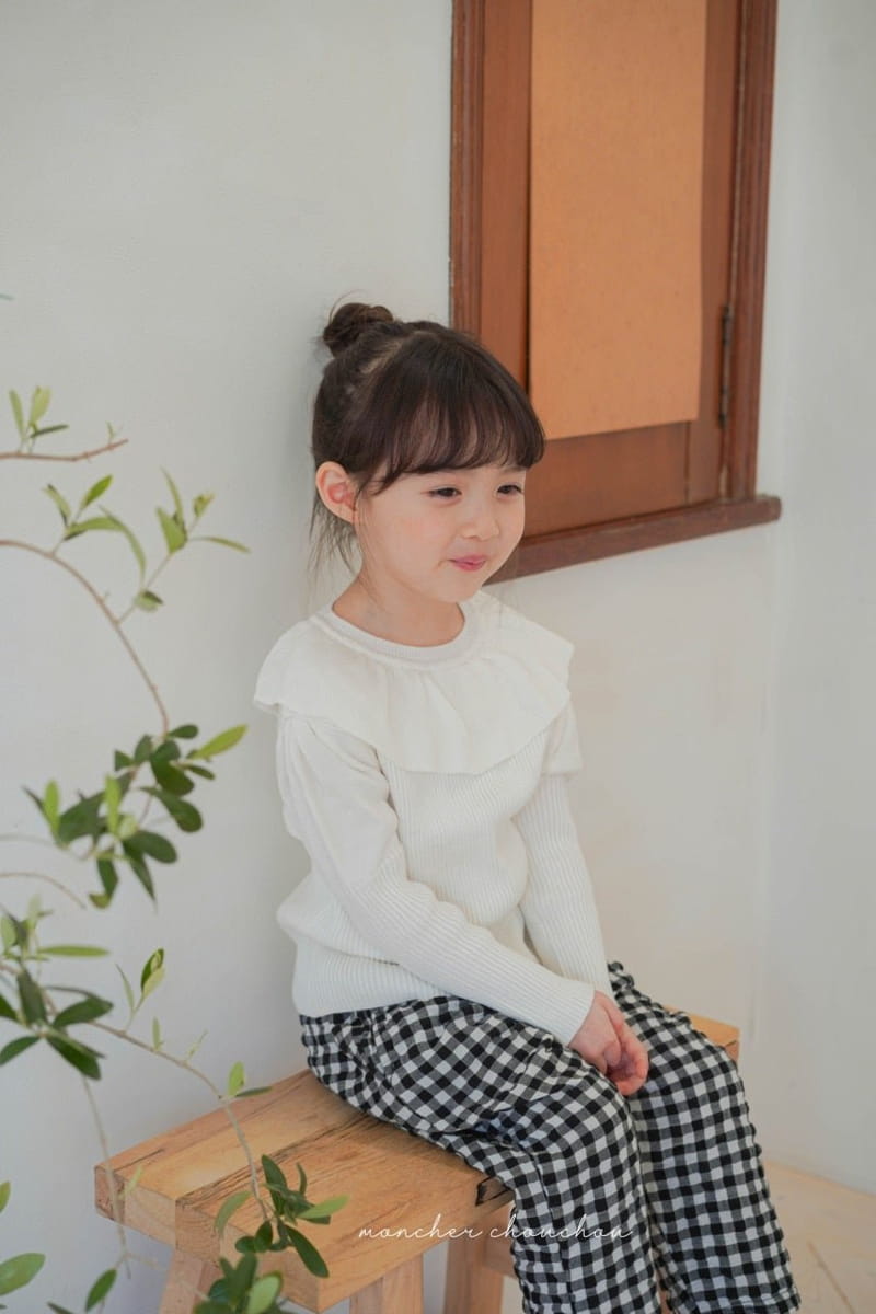Moncher Chouchou - Korean Children Fashion - #minifashionista - Balloon Frill Tee - 2