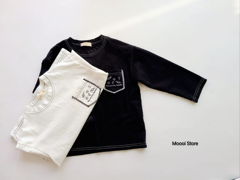 Mooi Store - Korean Children Fashion - #Kfashion4kids - Galaxy Embroidery Tee - 7