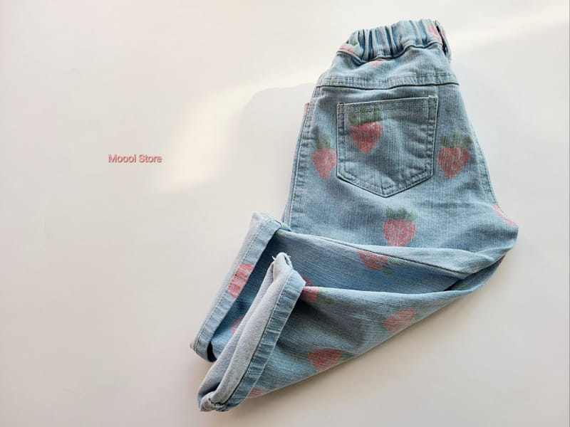 Mooi Store - Korean Children Fashion - #childofig - Strawberry Jeans