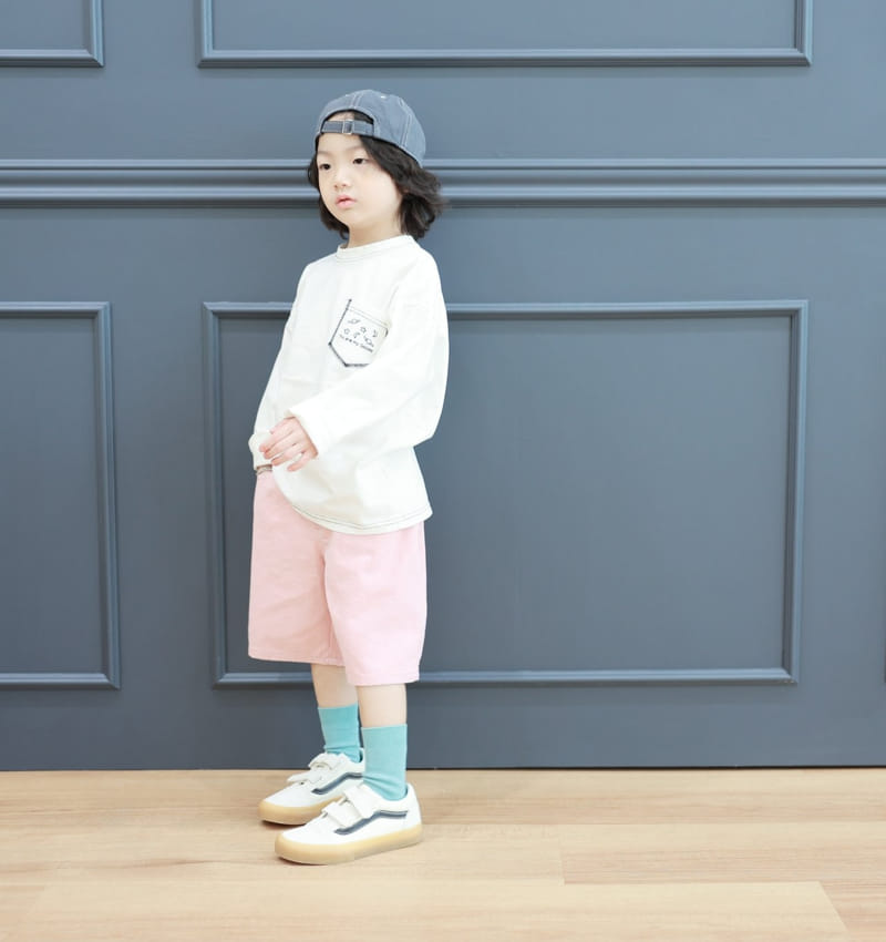 Mooi Store - Korean Children Fashion - #childrensboutique - Galaxy Embrodiery Shorts - 6