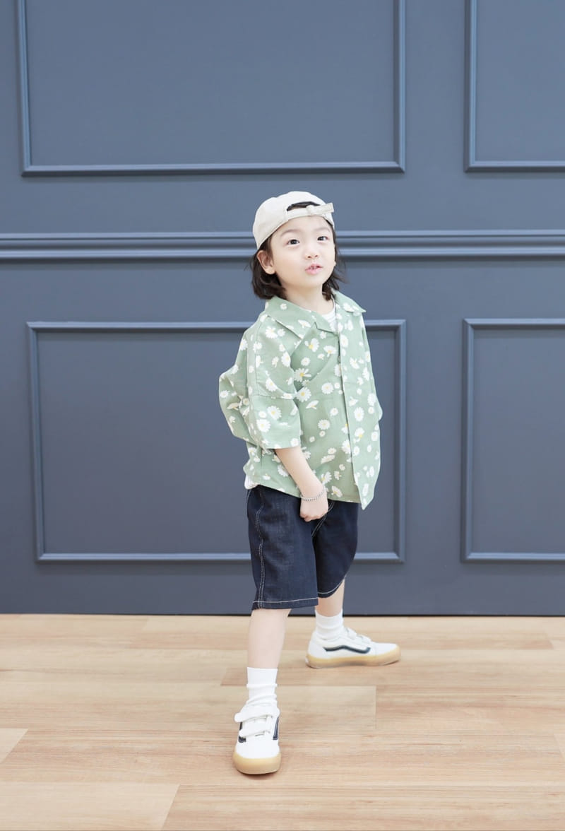 Mooi Store - Korean Children Fashion - #childrensboutique - Flower Shirt - 4