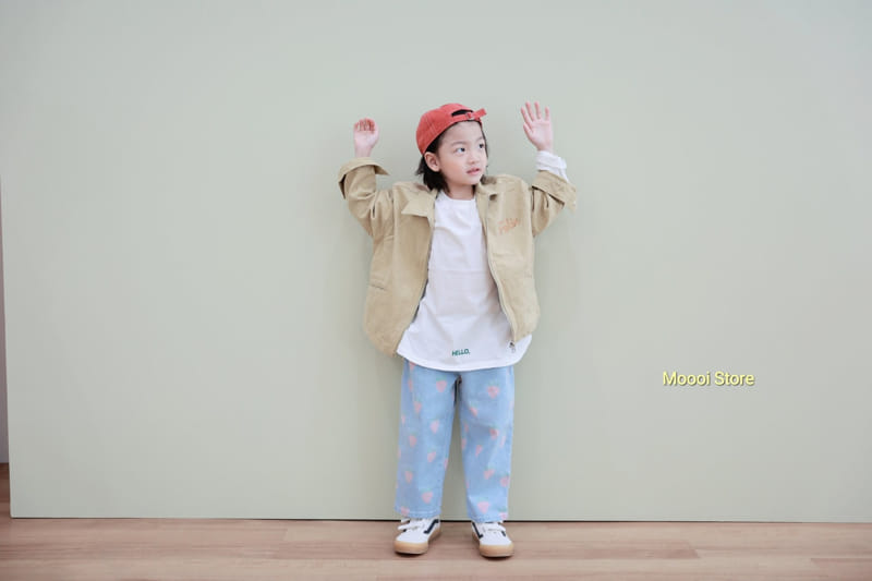 Mooi Store - Korean Children Fashion - #discoveringself - Strawberry Jeans - 5