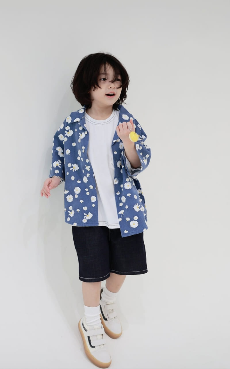 Mooi Store - Korean Children Fashion - #fashionkids - Flower Shirt - 6
