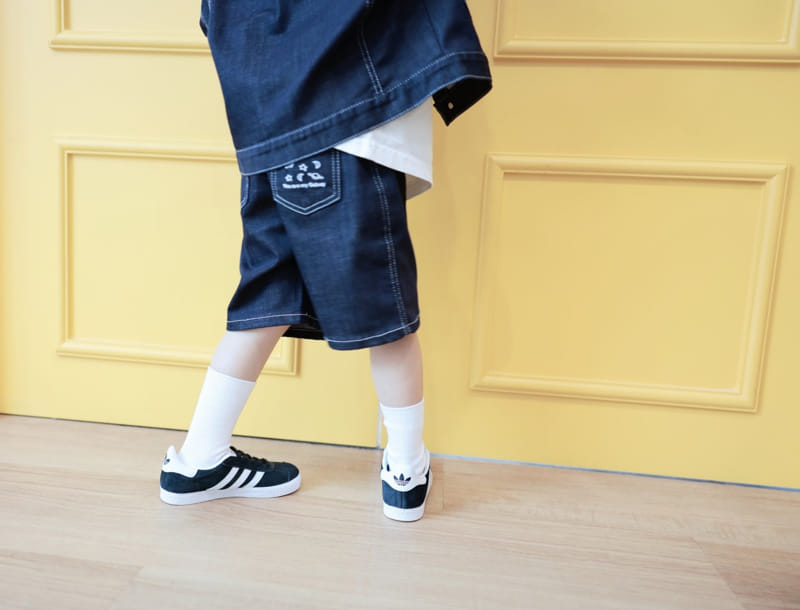 Mooi Store - Korean Children Fashion - #kidsshorts - Galaxy Embroidery Jacket - 11