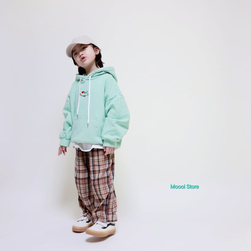 Mooi Store - Korean Children Fashion - #kidsshorts - Pintuck Check Pants - 8