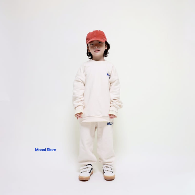 Mooi Store - Korean Children Fashion - #kidsstore - Hello Top Bottom Set - 9