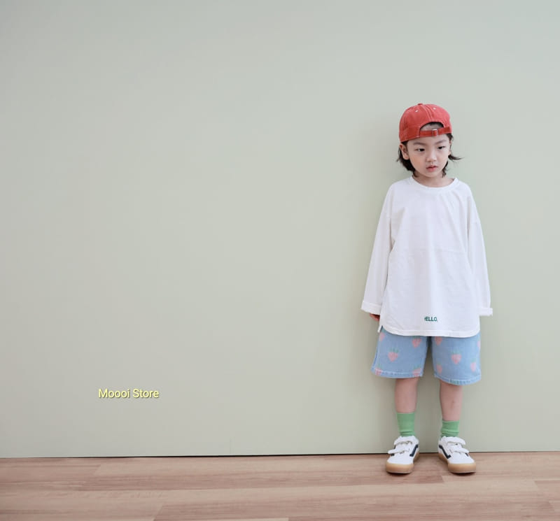 Mooi Store - Korean Children Fashion - #kidsstore - Strawberry Denim Shorts - 12