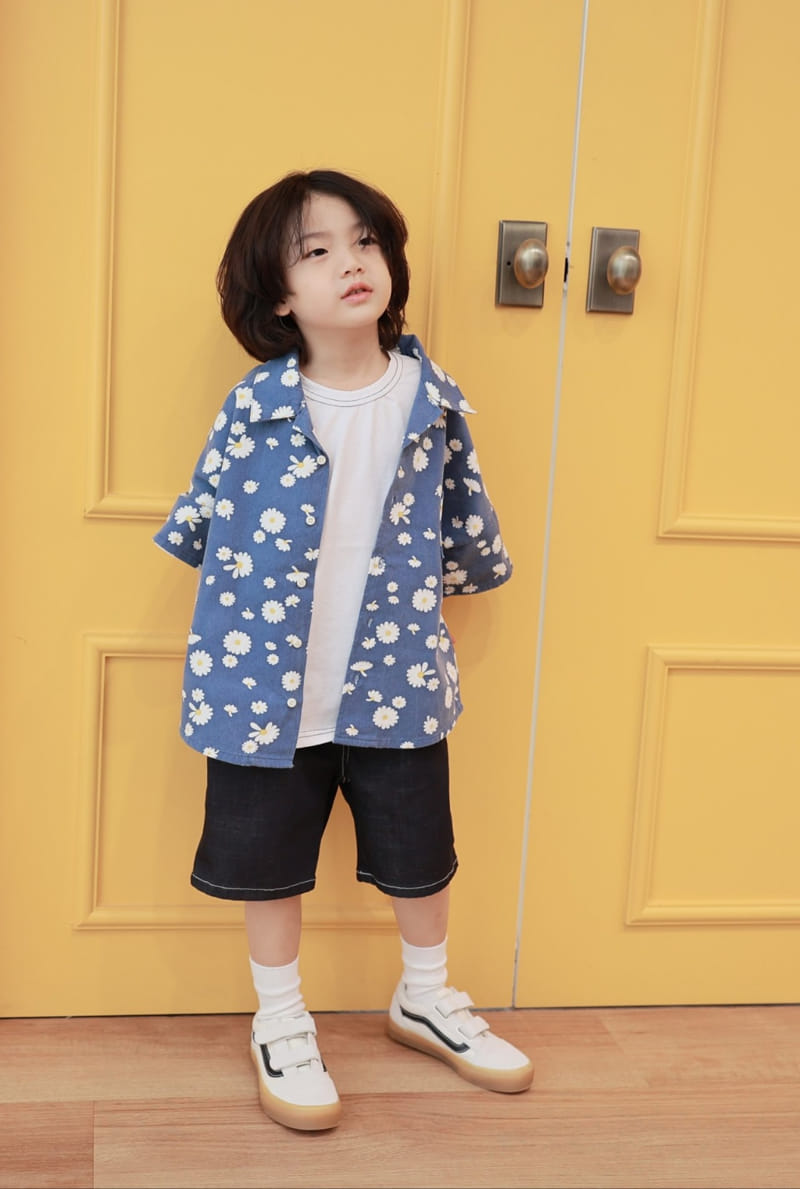 Mooi Store - Korean Children Fashion - #kidzfashiontrend - Flower Shirt - 9