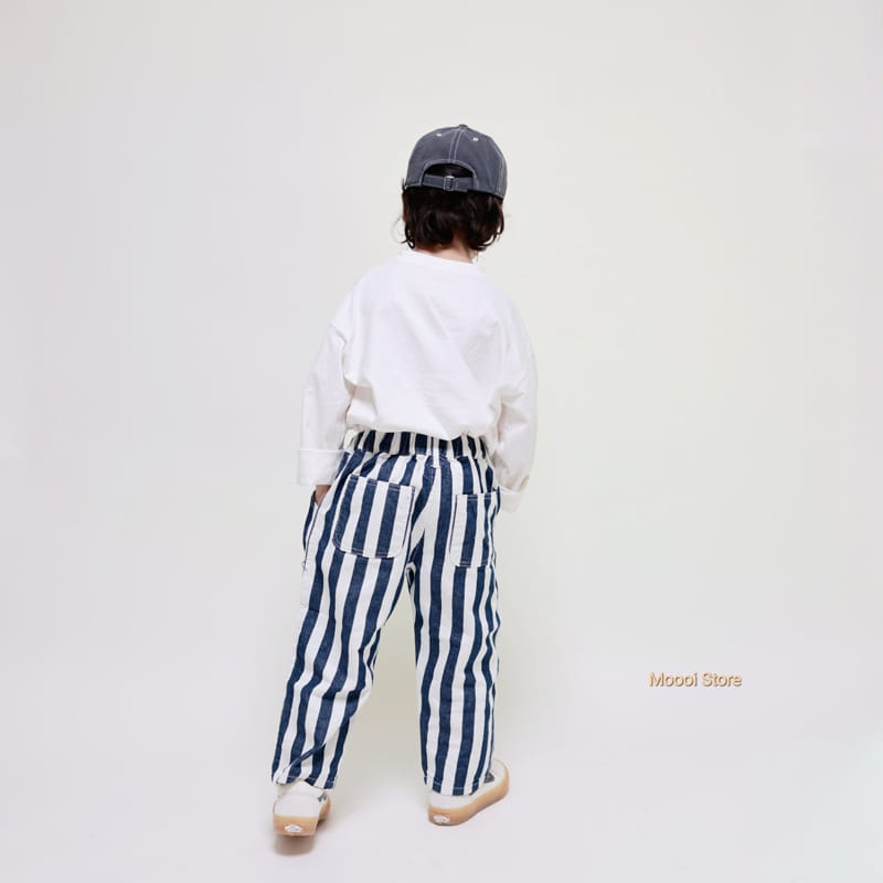 Mooi Store - Korean Children Fashion - #kidzfashiontrend - Stripes Pants - 11