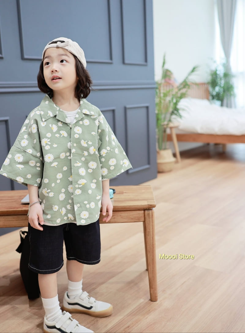 Mooi Store - Korean Children Fashion - #littlefashionista - Flower Shirt - 11