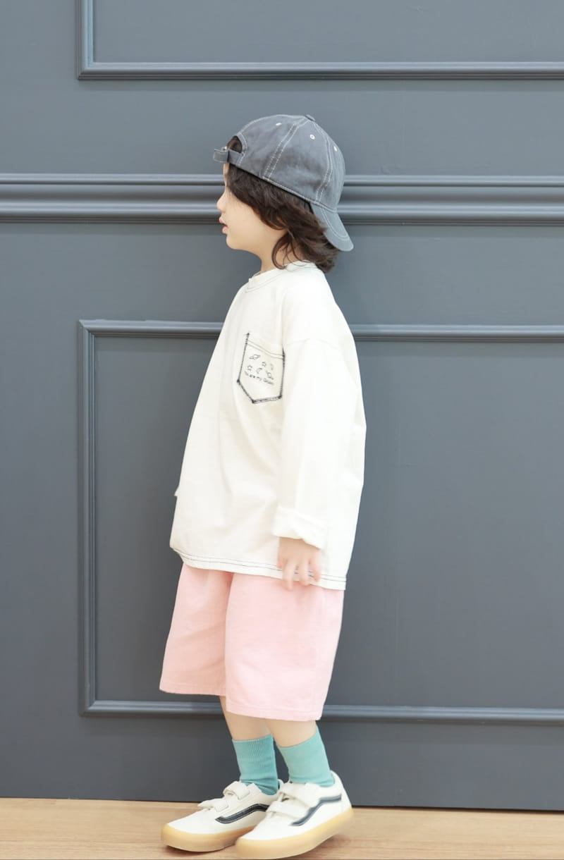 Mooi Store - Korean Children Fashion - #littlefashionista - Galaxy Embroidery Tee - 8