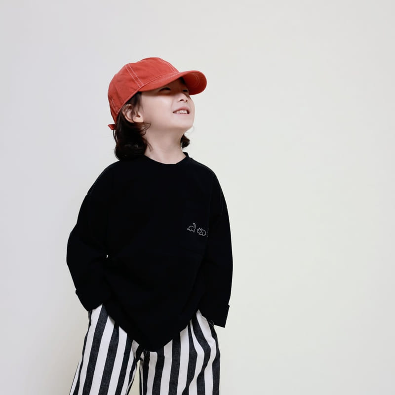 Mooi Store - Korean Children Fashion - #magicofchildhood - Dino Embrodiery Tee - 7
