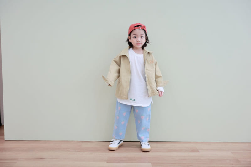 Mooi Store - Korean Children Fashion - #magicofchildhood - Strawberry Jeans - 12